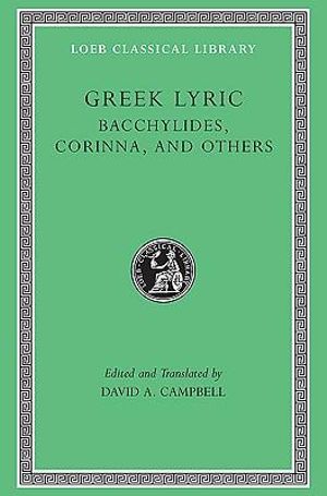 Greek Lyric, Volume IV